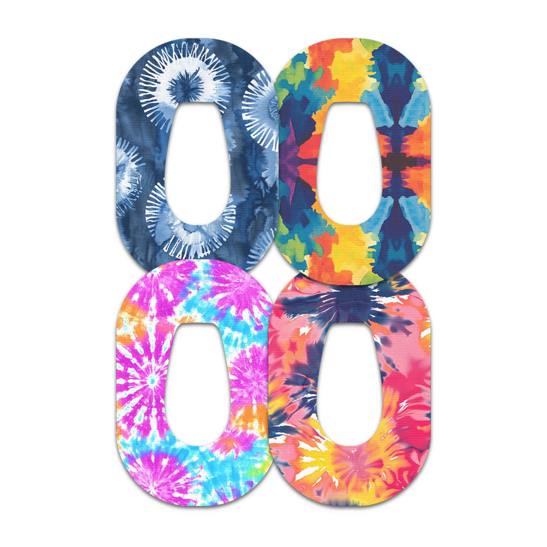 Tie Dye Variety Pack Dexcom G6 Patch Tape - Pump Peelz Tie Dye Variety Pack Dexcom G6 Patch Tape - Pump Peelz