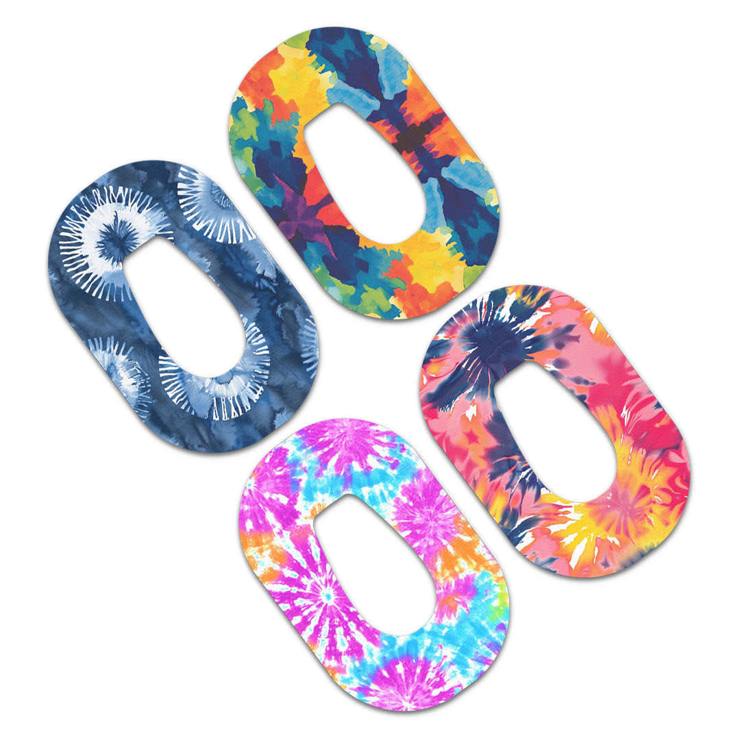 Tie Dye Variety Pack Dexcom G6 Patch Tape - Pump Peelz Tie Dye Variety Pack Dexcom G6 Patch Tape - Pump Peelz