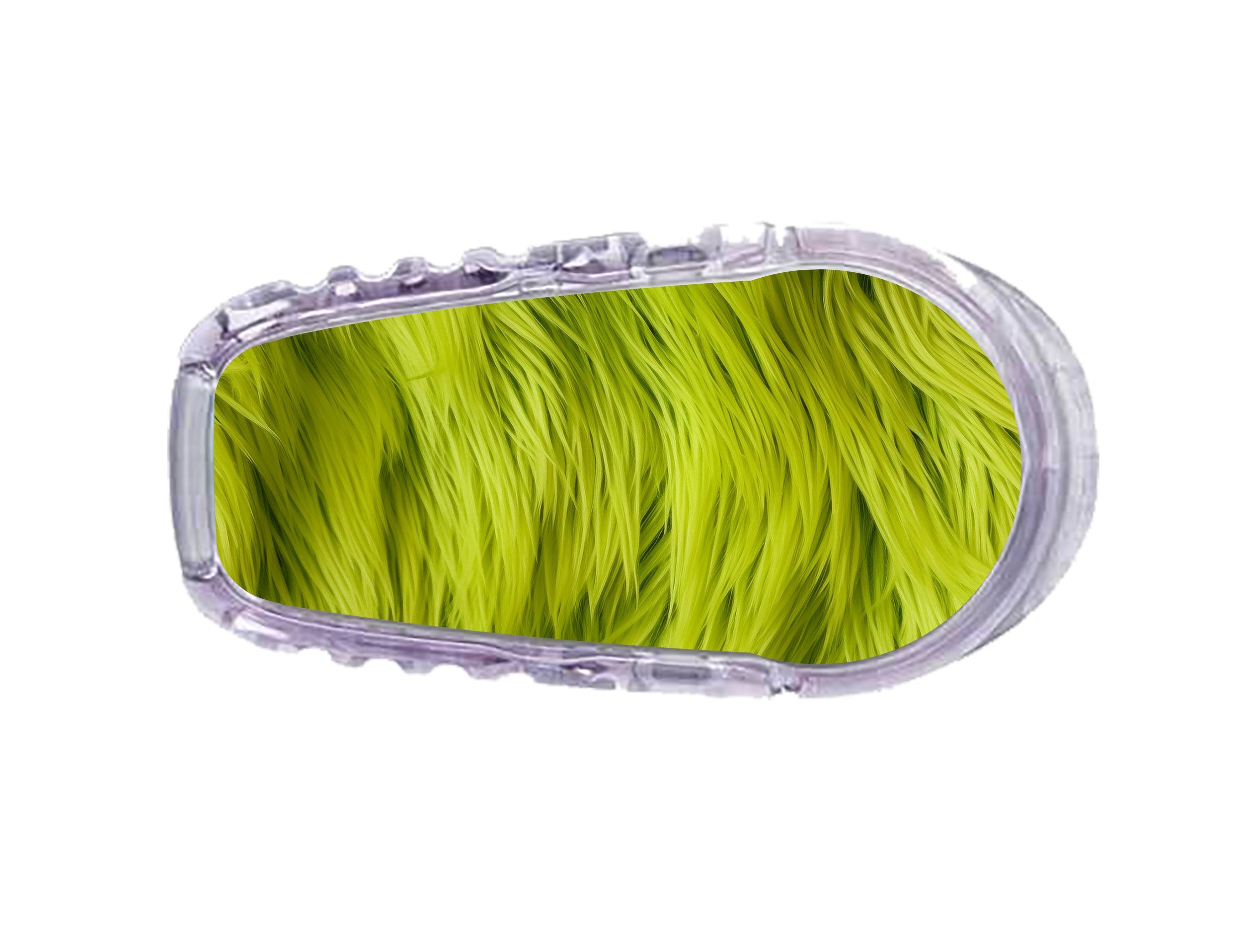 Green Fur Sticker Designed for Dexcom G6 Transmitter Green Fur Sticker Designed for Dexcom G6 Transmitter