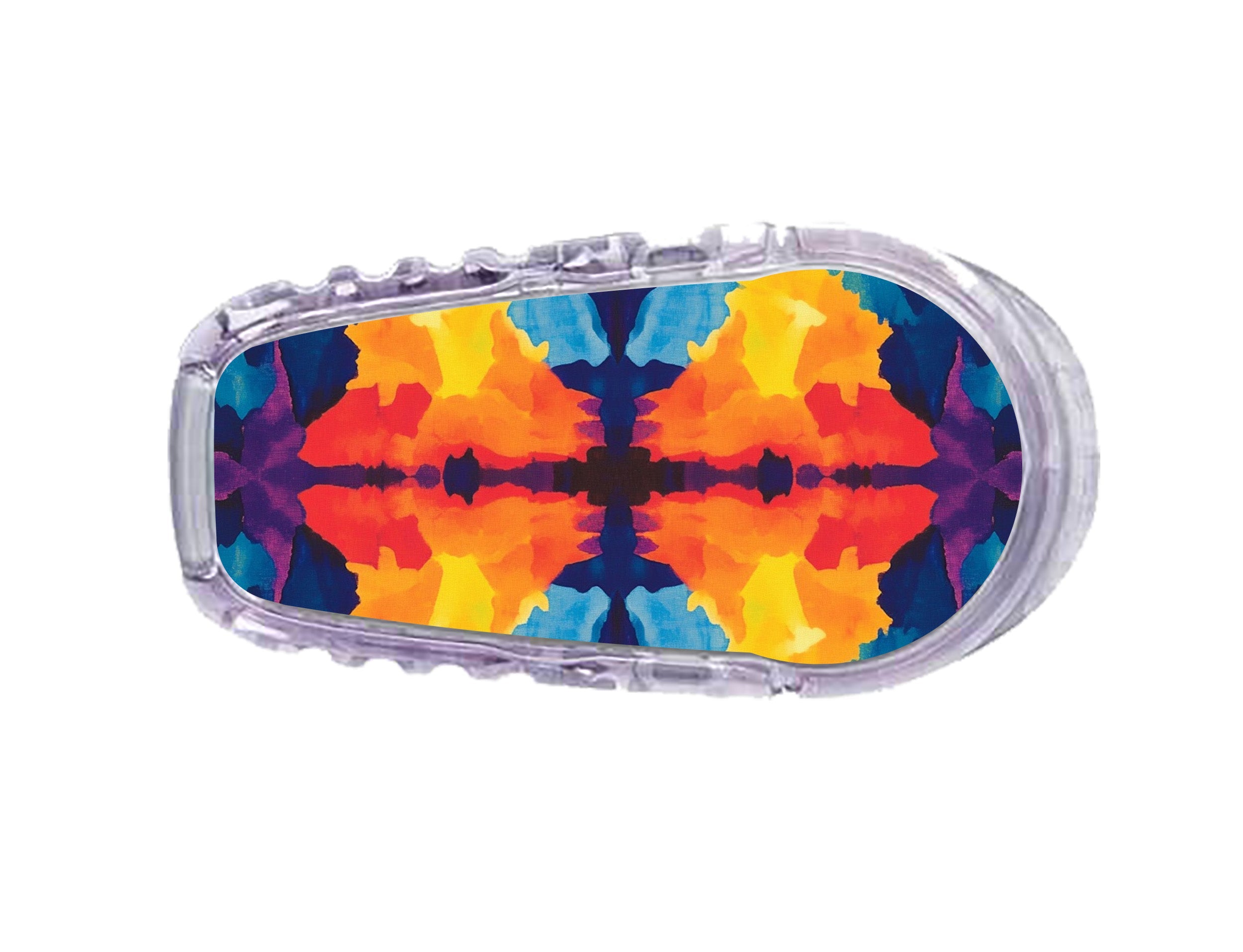 Bright Tie Dye Dexcom G6 Transmitter Sticker Bright Tie Dye Dexcom G6 Transmitter Sticker