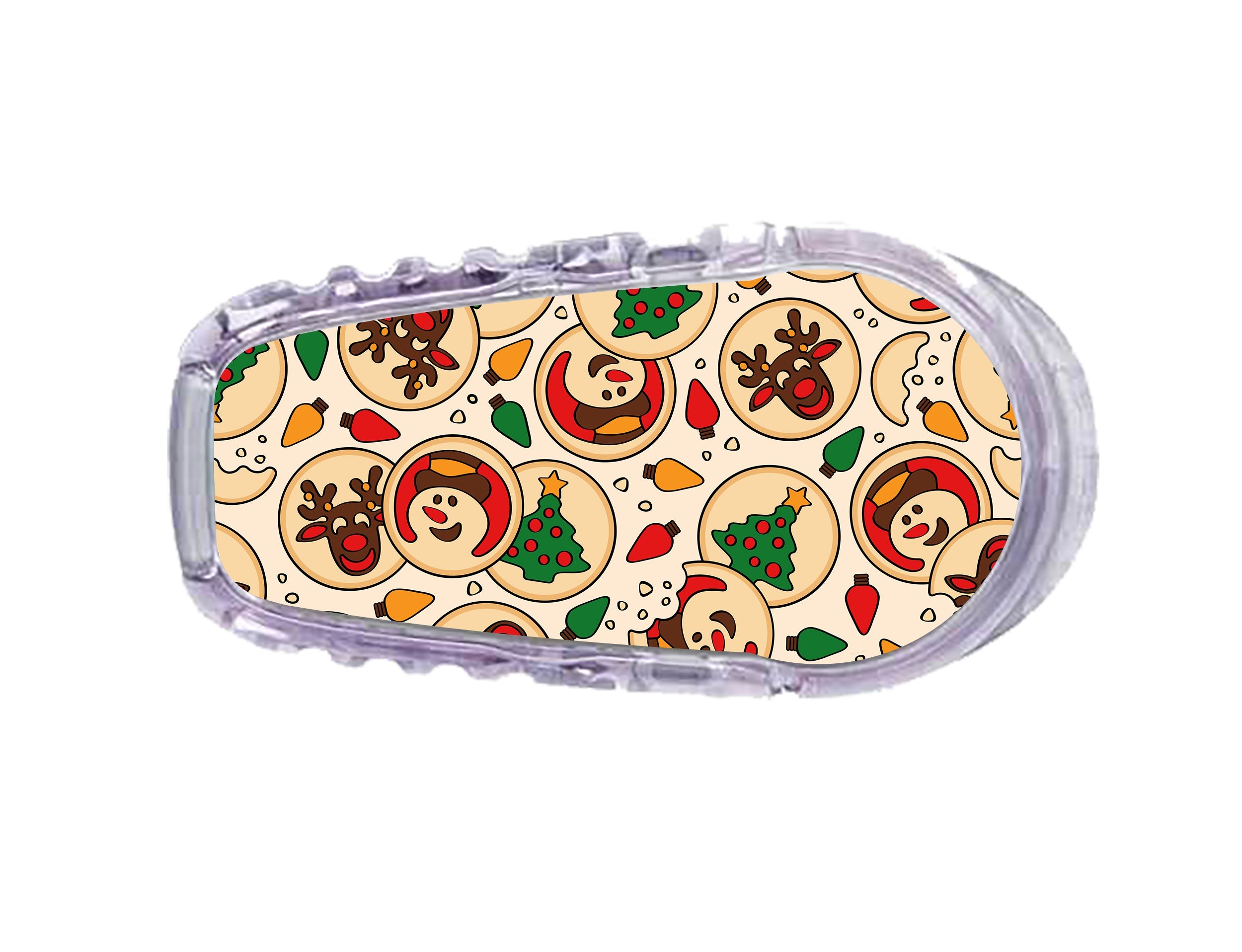 Santa's Cookies Dexcom G6 Transmitter Sticker - Pump Peelz Santa's Cookies Dexcom G6 Transmitter Sticker - Pump Peelz