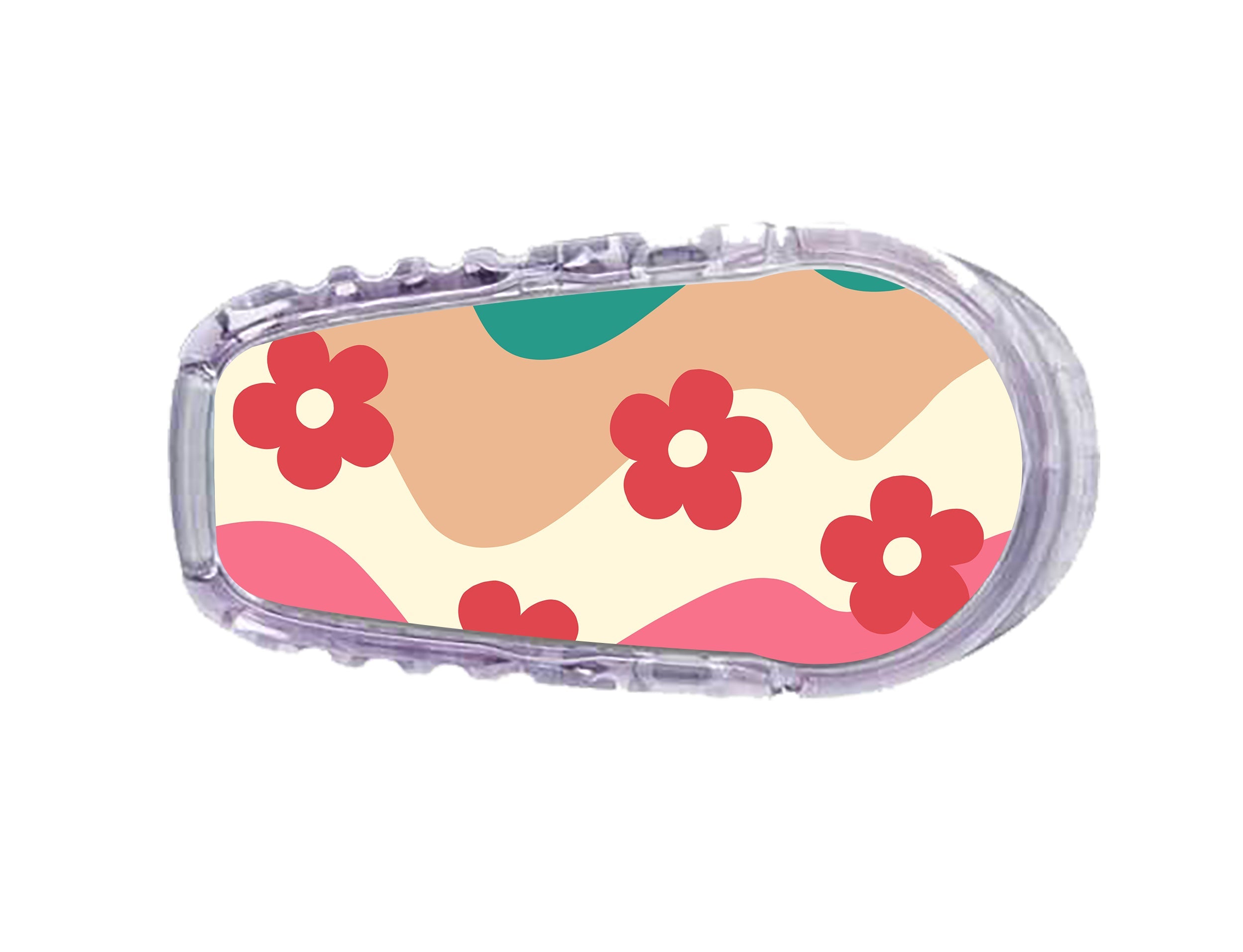 Retro Noel Dexcom G6 Transmitter Sticker - Pump Peelz Retro Noel Dexcom G6 Transmitter Sticker - Pump Peelz