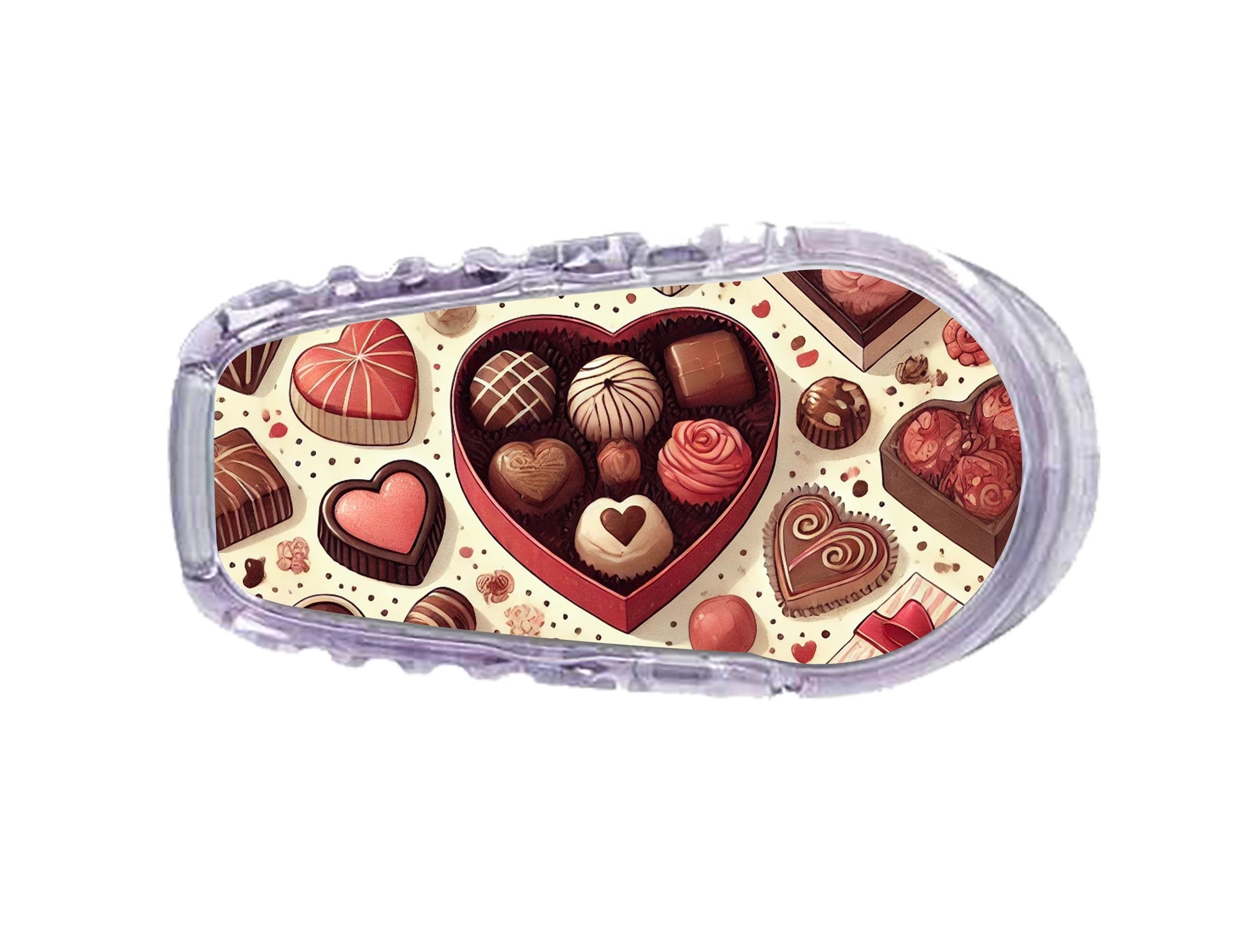 Chocolate Love Dexcom G6 Transmitter Sticker Chocolate Love Dexcom G6 Transmitter Sticker