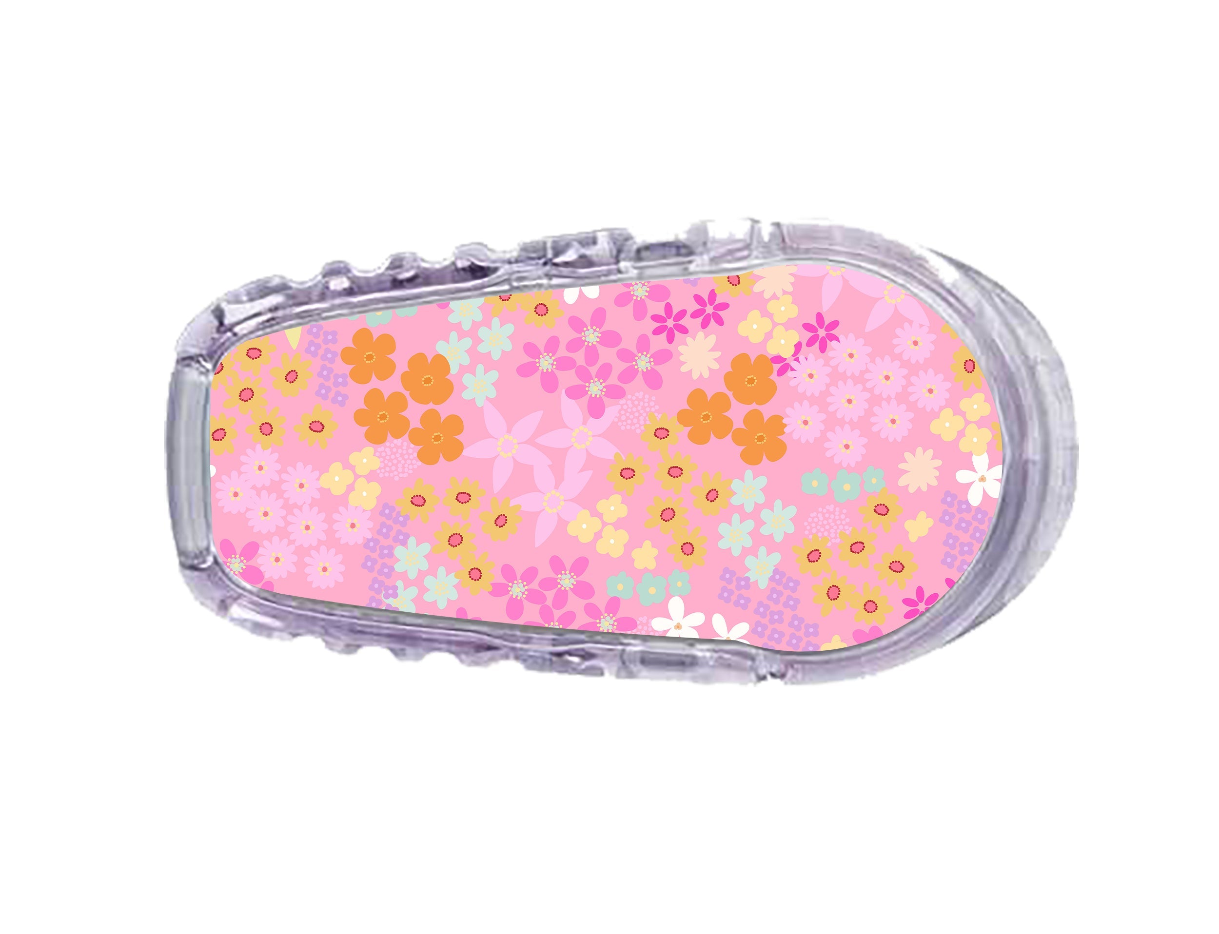 Pink Petals Dexcom G6 Transmitter Sticker - Pump Peelz Pink Petals Dexcom G6 Transmitter Sticker - Pump Peelz
