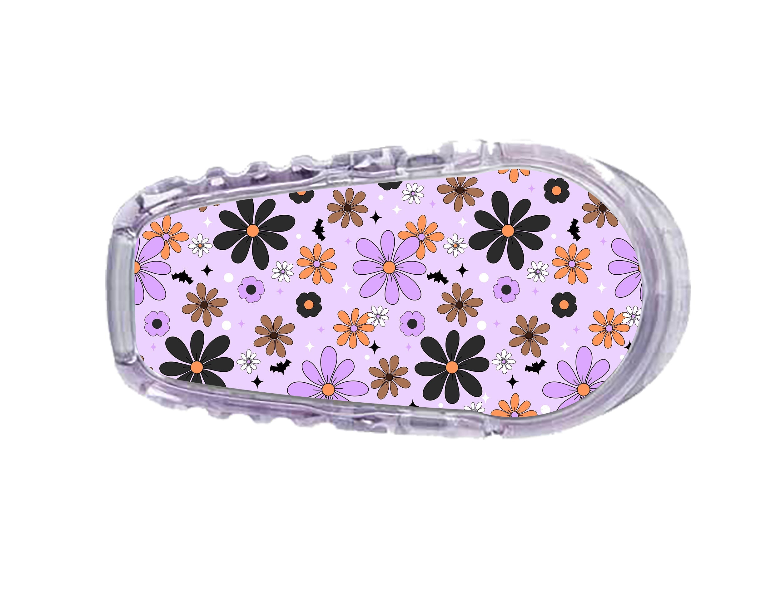Batty Blooms Dexcom G6 Transmitter Sticker - Pump Peelz Batty Blooms Dexcom G6 Transmitter Sticker - Pump Peelz