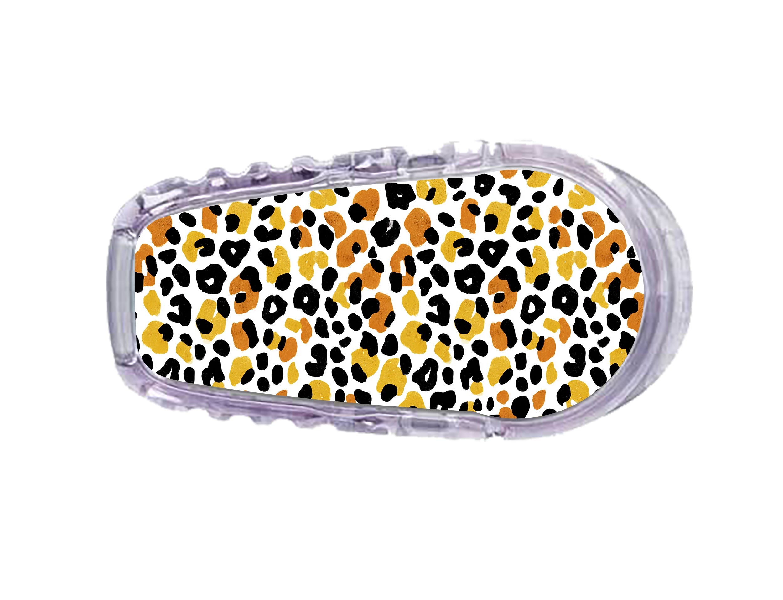 Golden Leopard Dexcom G6 Transmitter Sticker - Pump Peelz Golden Leopard Dexcom G6 Transmitter Sticker - Pump Peelz