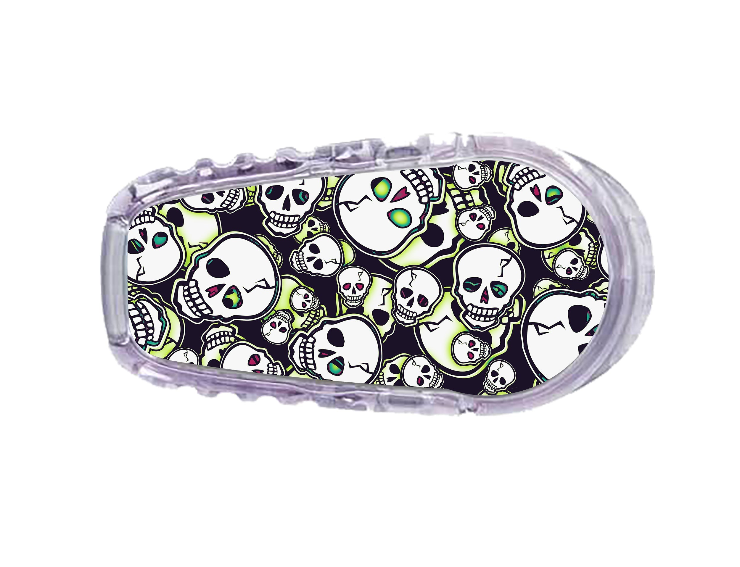 Bone Glow Dexcom G6 Transmitter Sticker - Pump Peelz Bone Glow Dexcom G6 Transmitter Sticker - Pump Peelz