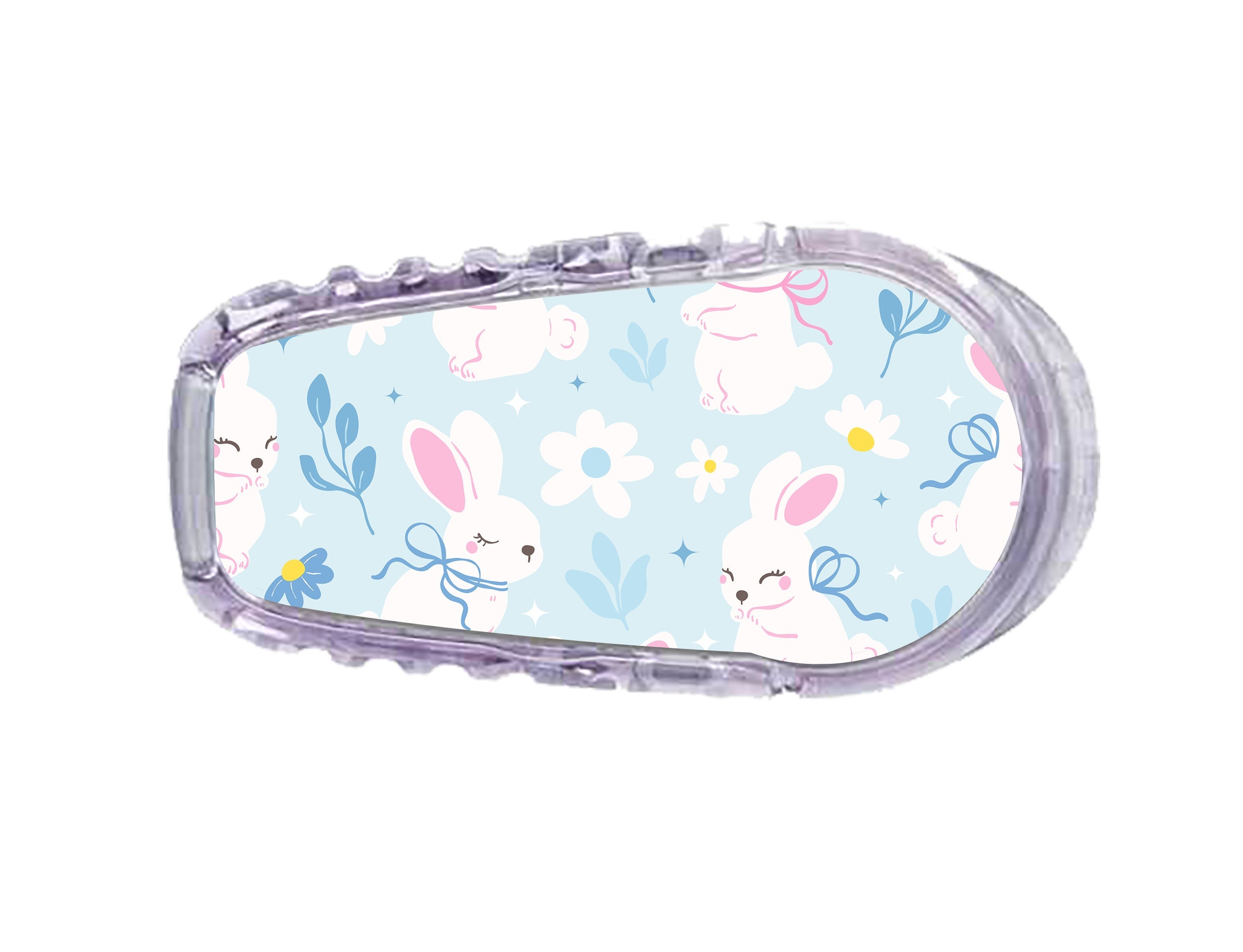 Sweet Bunnies Dexcom G6 Transmitter Sticker - Pump Peelz Sweet Bunnies Dexcom G6 Transmitter Sticker - Pump Peelz