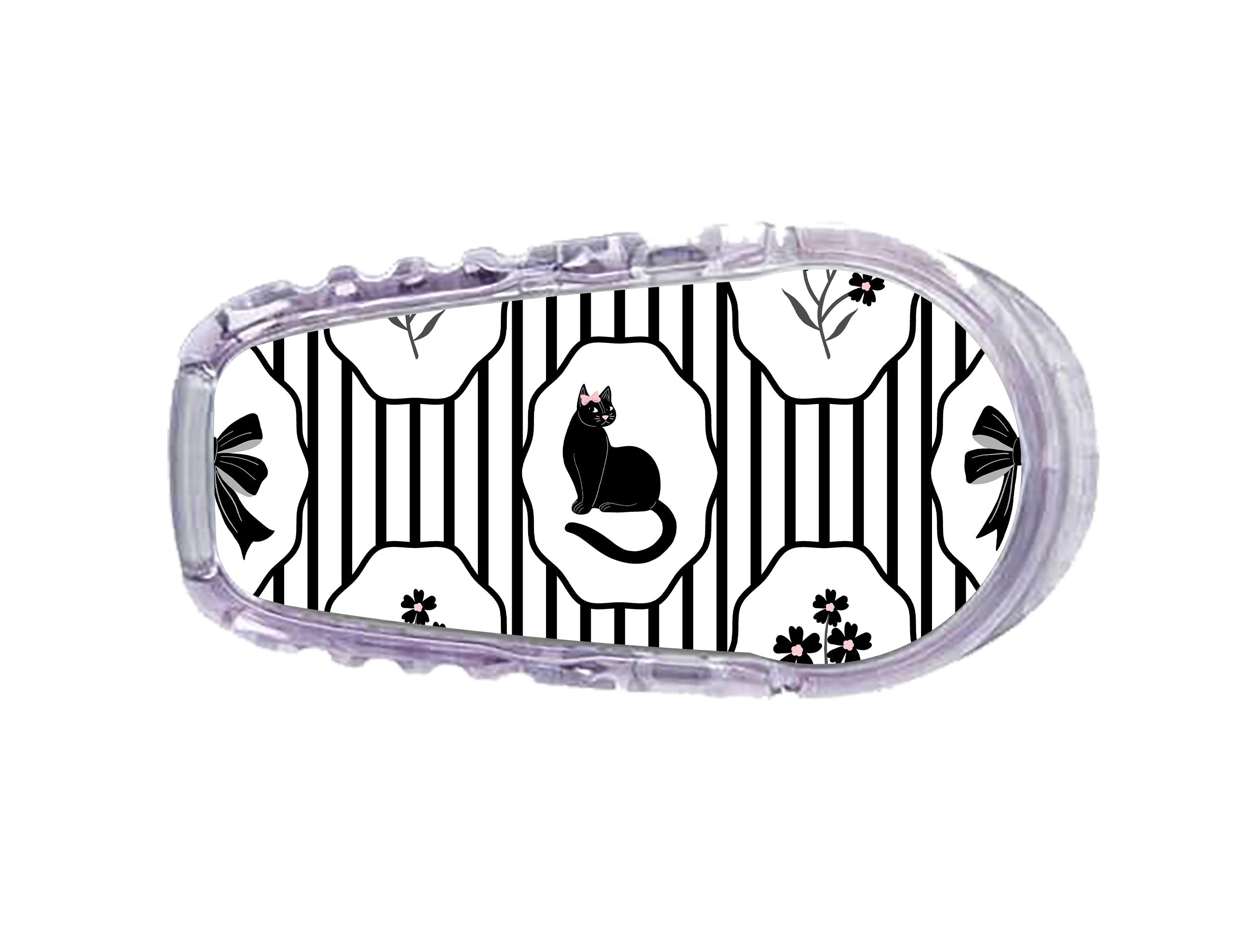 Midnight Cat Dexcom G6 Transmitter Sticker - Pump Peelz Midnight Cat Dexcom G6 Transmitter Sticker - Pump Peelz