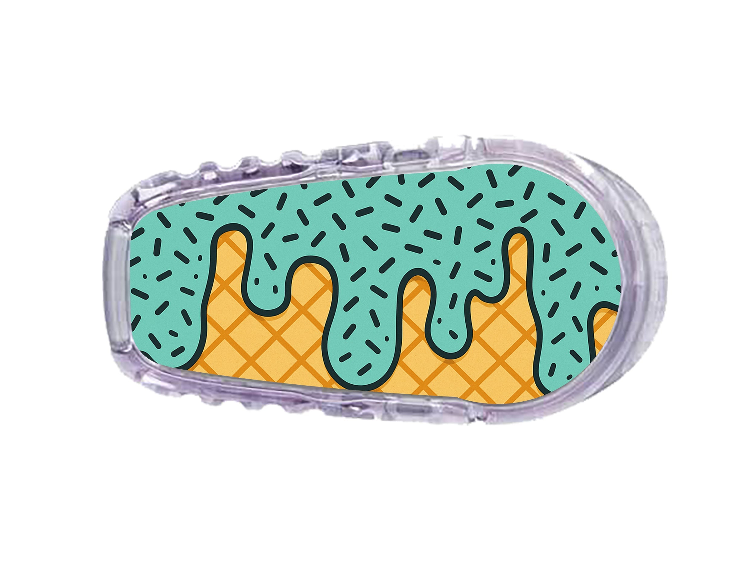 Ice Cream Social Dexcom G6 Transmitter Sticker - Pump Peelz Ice Cream Social Dexcom G6 Transmitter Sticker - Pump Peelz