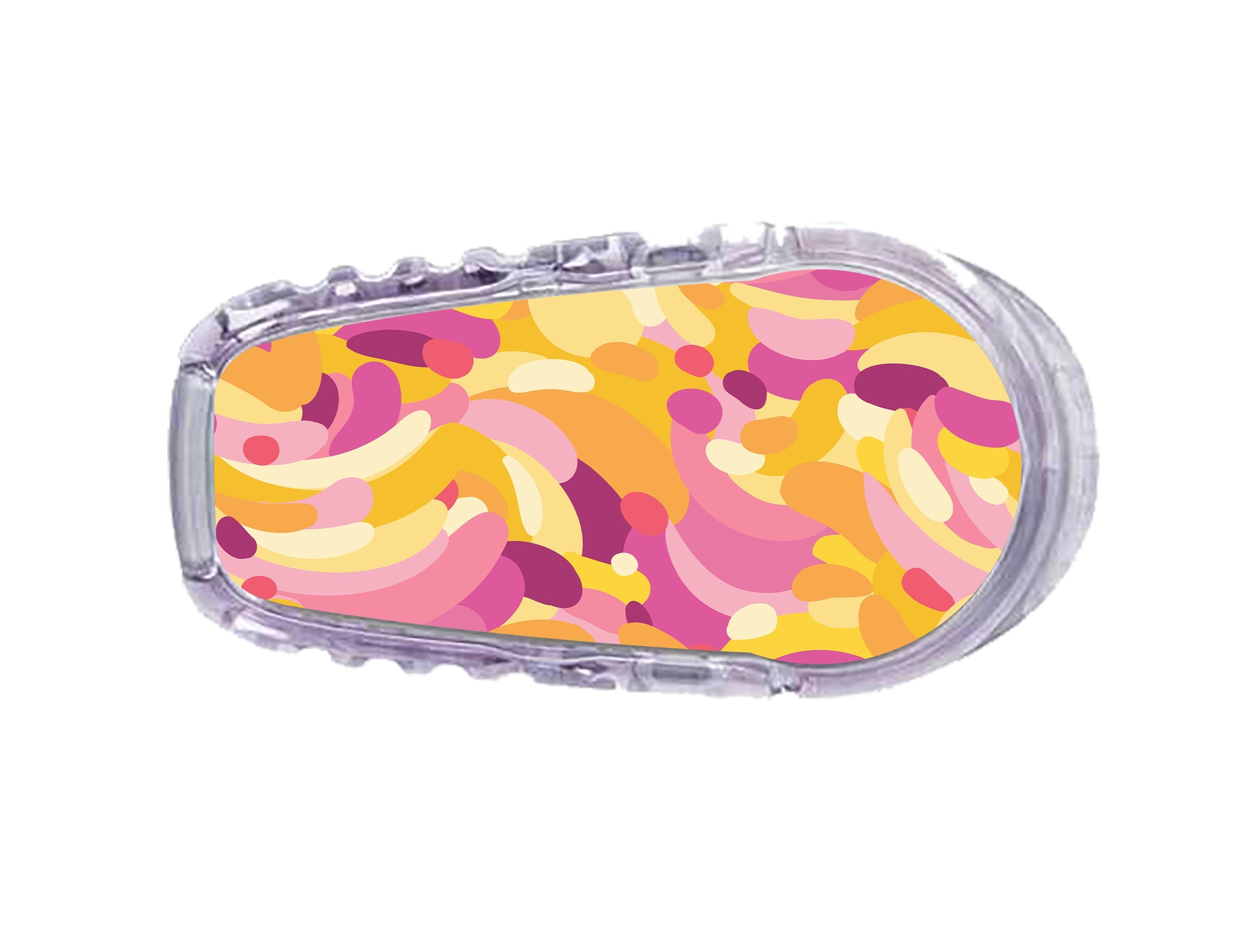 Jelly Swirl Dexcom G6 Transmitter Sticker - Pump Peelz Jelly Swirl Dexcom G6 Transmitter Sticker - Pump Peelz