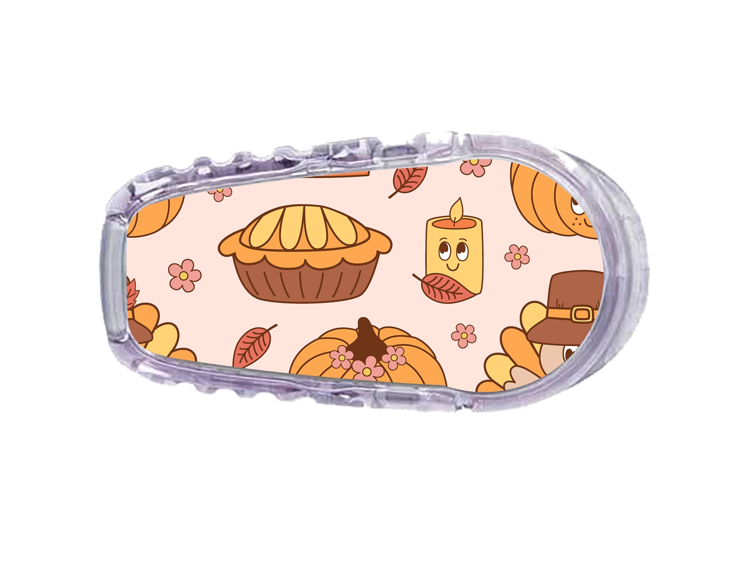 Cozy Harvest Dexcom G6 Transmitter Sticker - Pump Peelz Cozy Harvest Dexcom G6 Transmitter Sticker - Pump Peelz