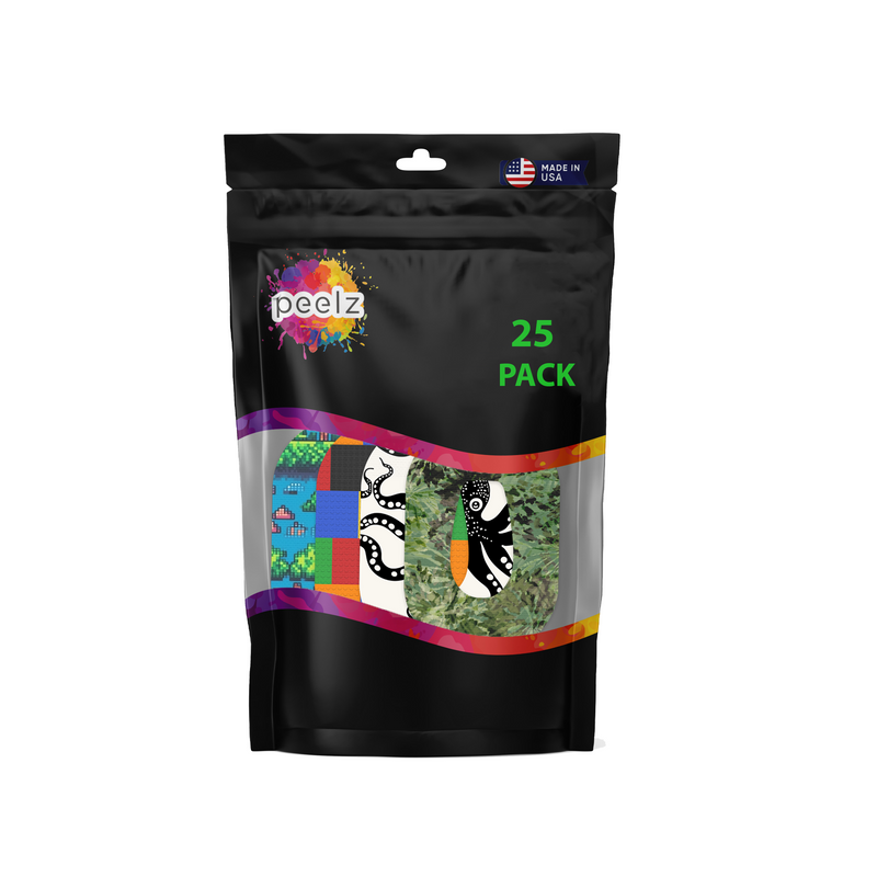 Ultimate Decorative Patch Pack for Dexcom G6 - Boys' Designs Ultimate Decorative Patch Pack for Dexcom G6 - Boys' Designs