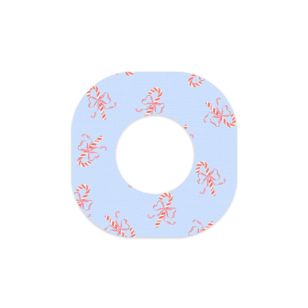 Candy Cane Lane Dexcom G7 and Stelo Patch Tape - Pump Peelz Candy Cane Lane Dexcom G7 and Stelo Patch Tape - Pump Peelz