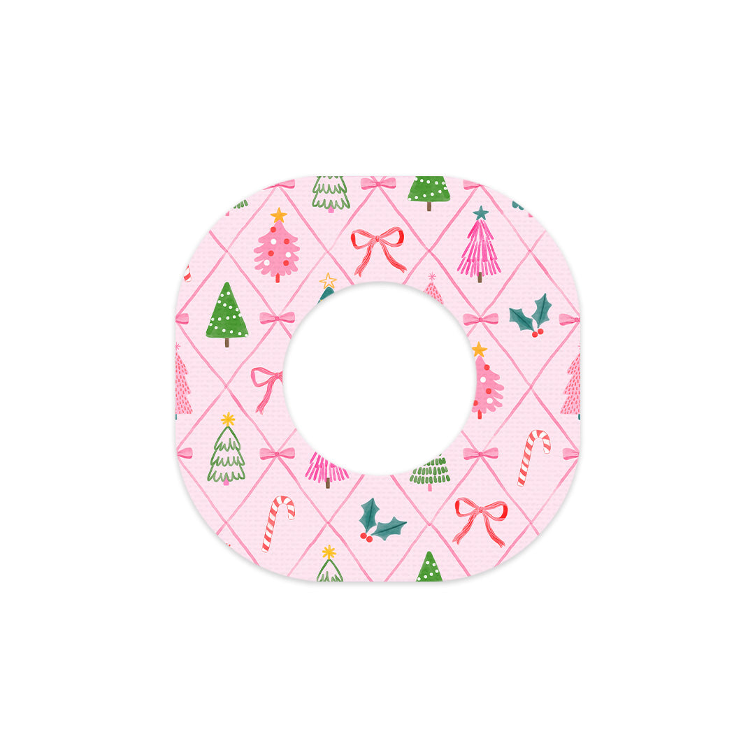 Coquette Christmas Dexcom G7 and Stelo Patch Tape - Pump Peelz Coquette Christmas Dexcom G7 and Stelo Patch Tape - Pump Peelz