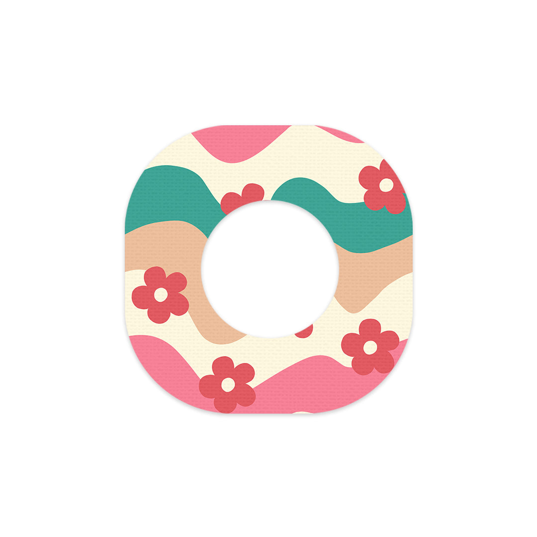 Retro Noel Dexcom G7 and Stelo Patch Tape - Pump Peelz Retro Noel Dexcom G7 and Stelo Patch Tape - Pump Peelz