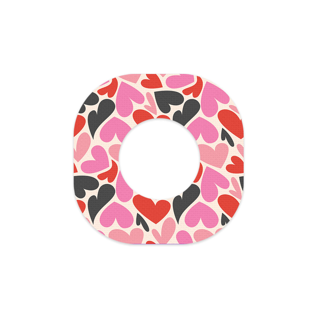 Heartbreaker Dexcom G7 and Stelo Patch Tape - Pump Peelz Heartbreaker Dexcom G7 and Stelo Patch Tape - Pump Peelz