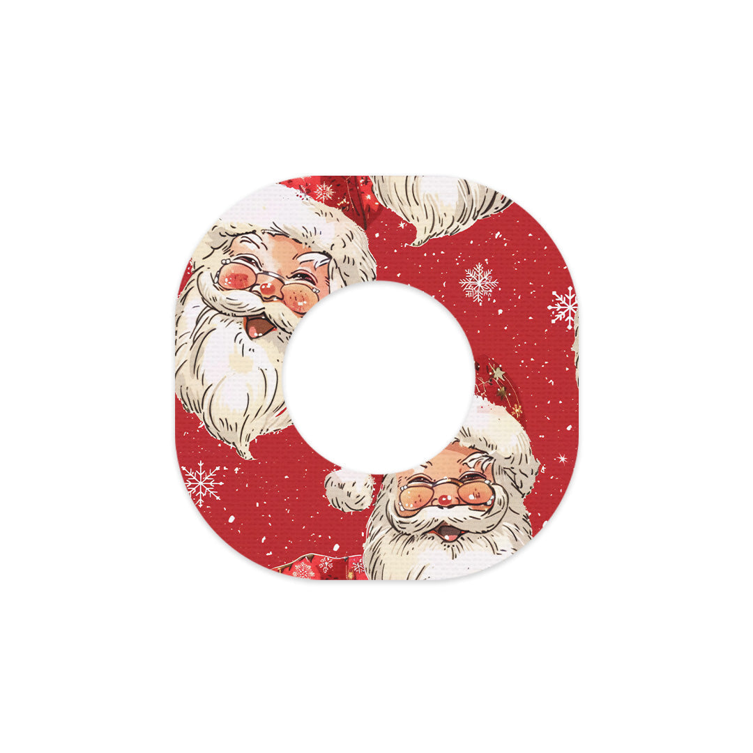 Jolly Old Saint Nick Dexcom G7 and Stelo Patch Tape - Pump Peelz Jolly Old Saint Nick Dexcom G7 and Stelo Patch Tape - Pump Peelz