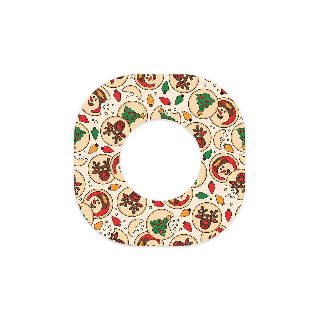 Santa's Cookies Dexcom G7 and Stelo Patch Tape - Pump Peelz Santa's Cookies Dexcom G7 and Stelo Patch Tape - Pump Peelz