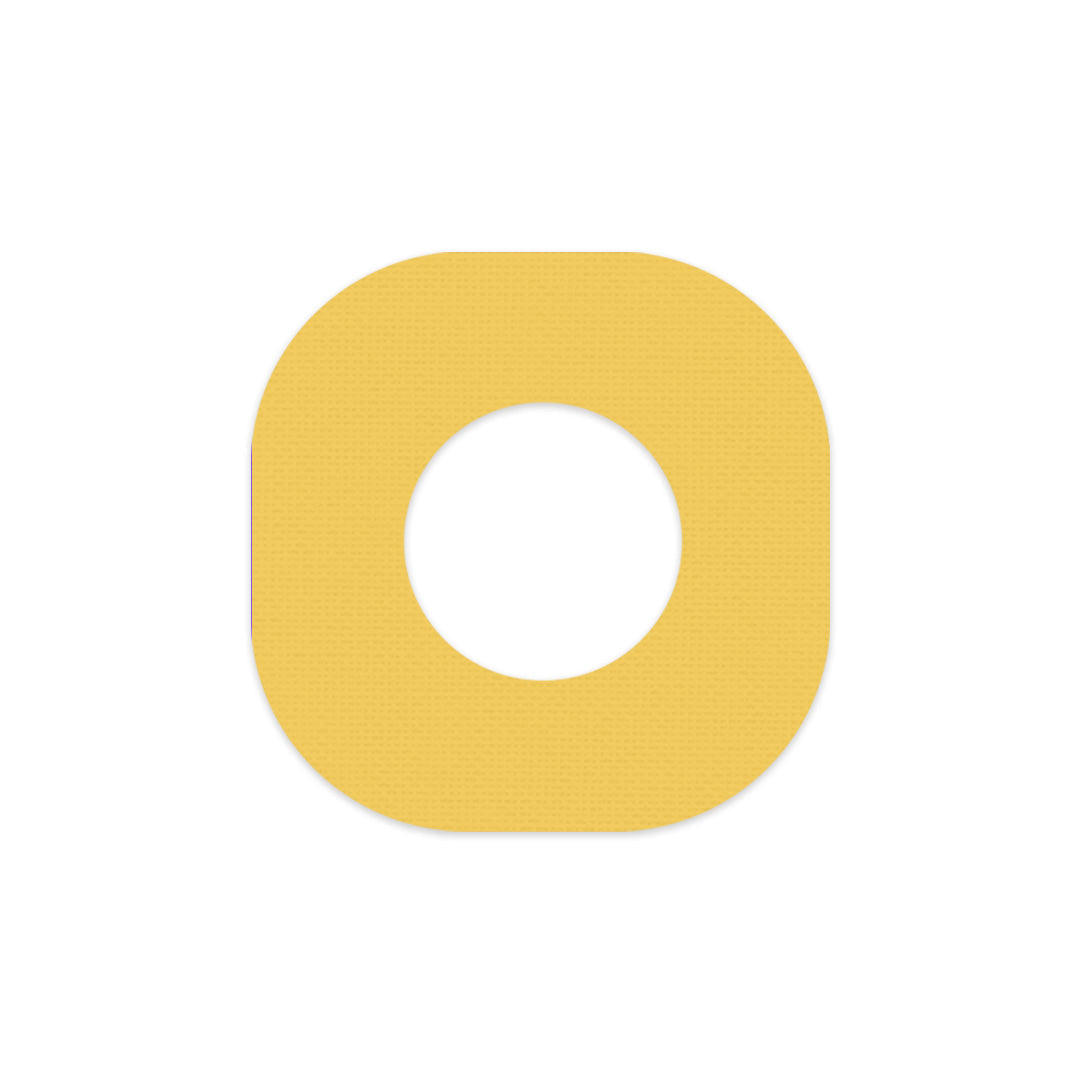 Solid Color Yellow Dexcom G7 and Stelo Patch Tape - Pump Peelz Solid Color Yellow Dexcom G7 and Stelo Patch Tape - Pump Peelz