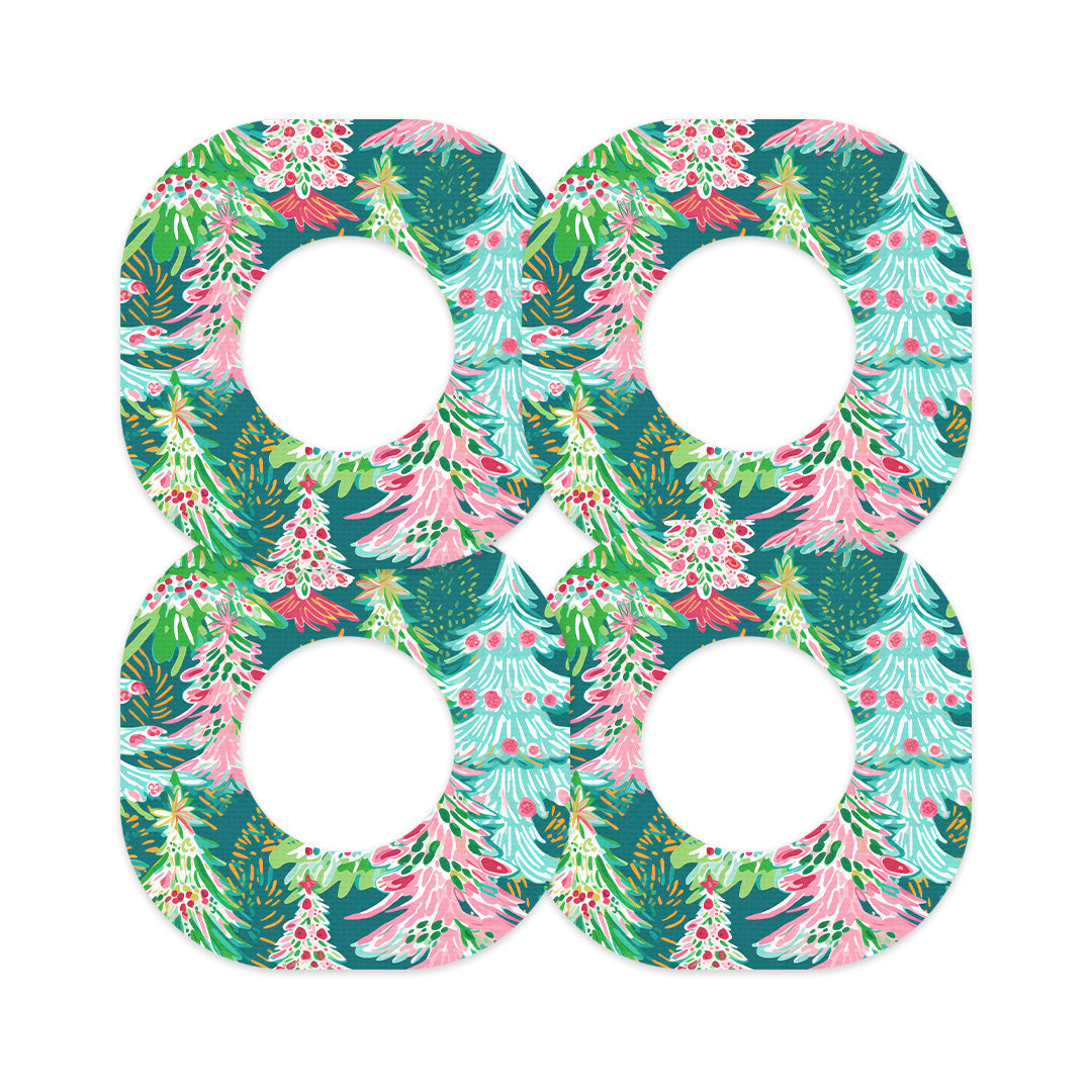 Festive Forest Dexcom G7 and Stelo Patch Tape - Pump Peelz Festive Forest Dexcom G7 and Stelo Patch Tape - Pump Peelz