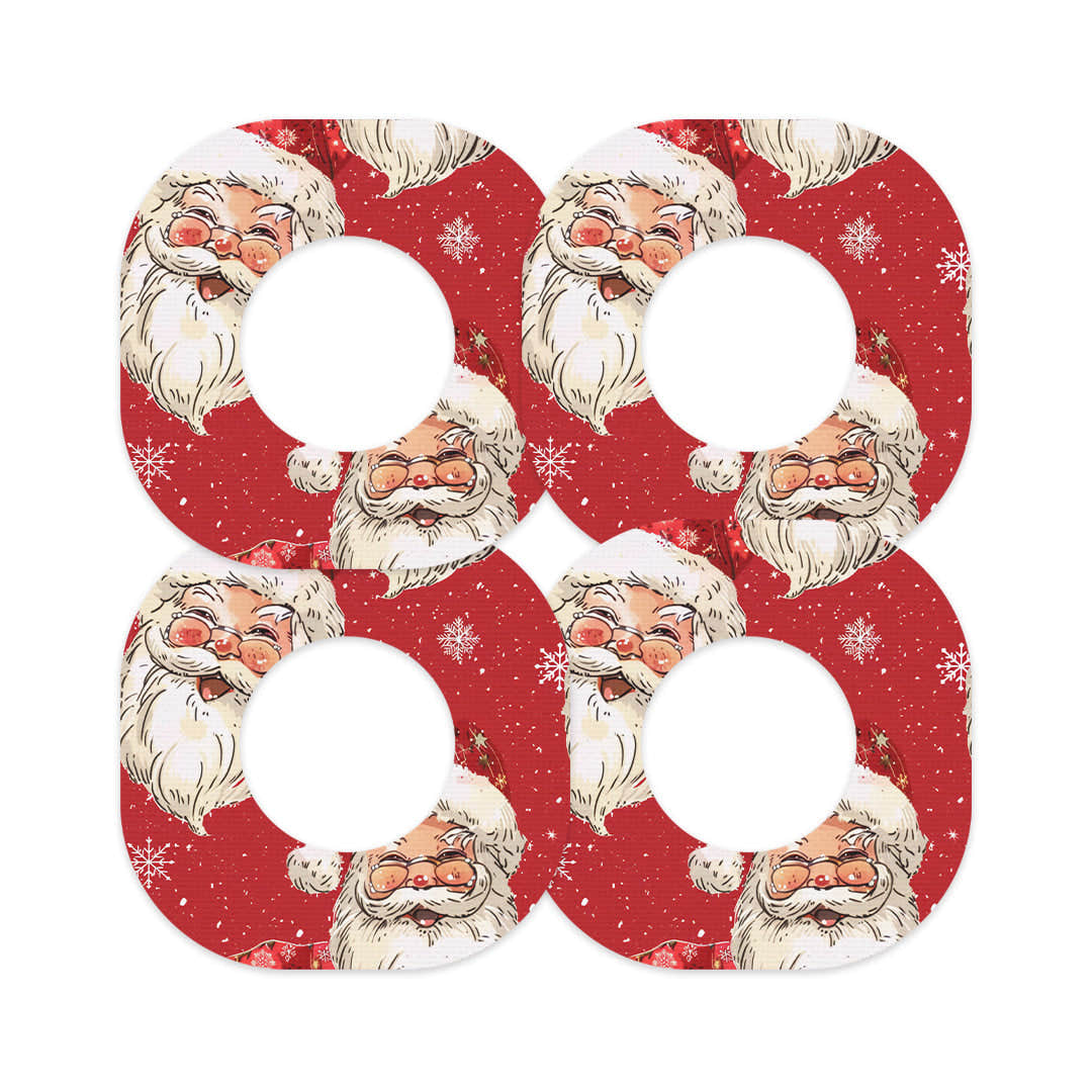 Jolly Old Saint Nick Dexcom G7 and Stelo Patch Tape - Pump Peelz Jolly Old Saint Nick Dexcom G7 and Stelo Patch Tape - Pump Peelz