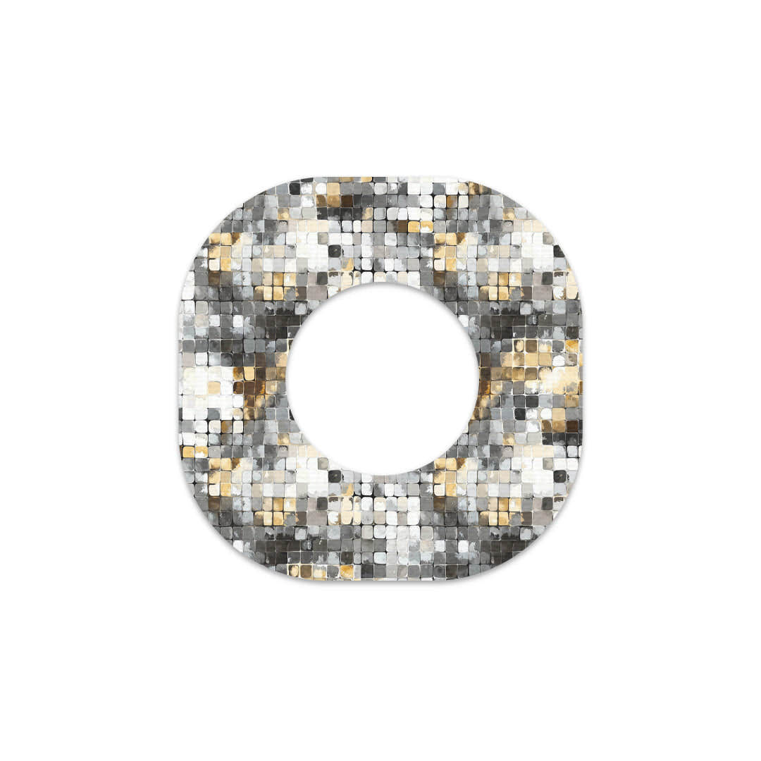Champagne Glow Dexcom G7 and Stelo Patch Tape - Pump Peelz Champagne Glow Dexcom G7 and Stelo Patch Tape - Pump Peelz