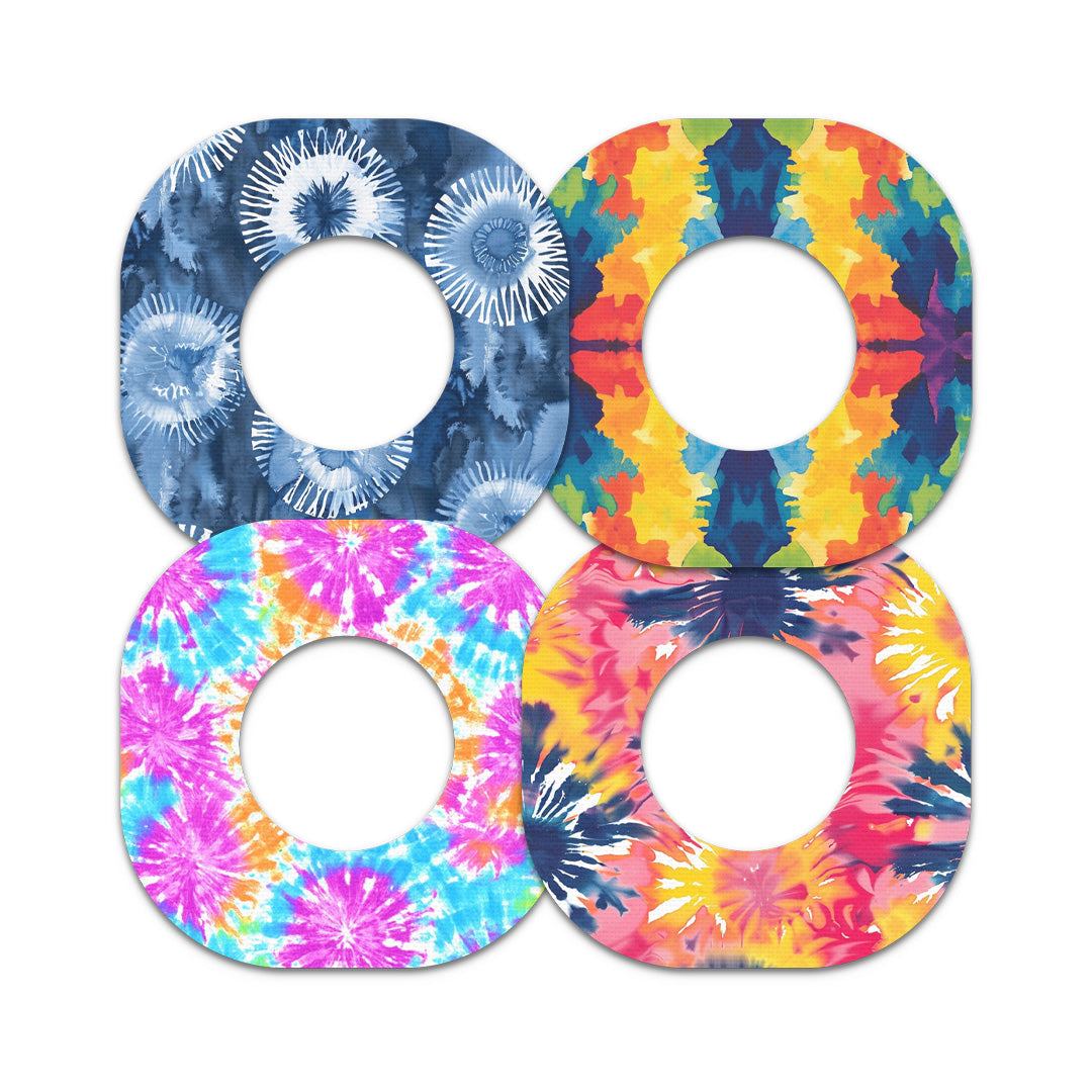 Tie Dye Variety Pack Dexcom G7 and Stelo Patch Tape - Pump Peelz Tie Dye Variety Pack Dexcom G7 and Stelo Patch Tape - Pump Peelz