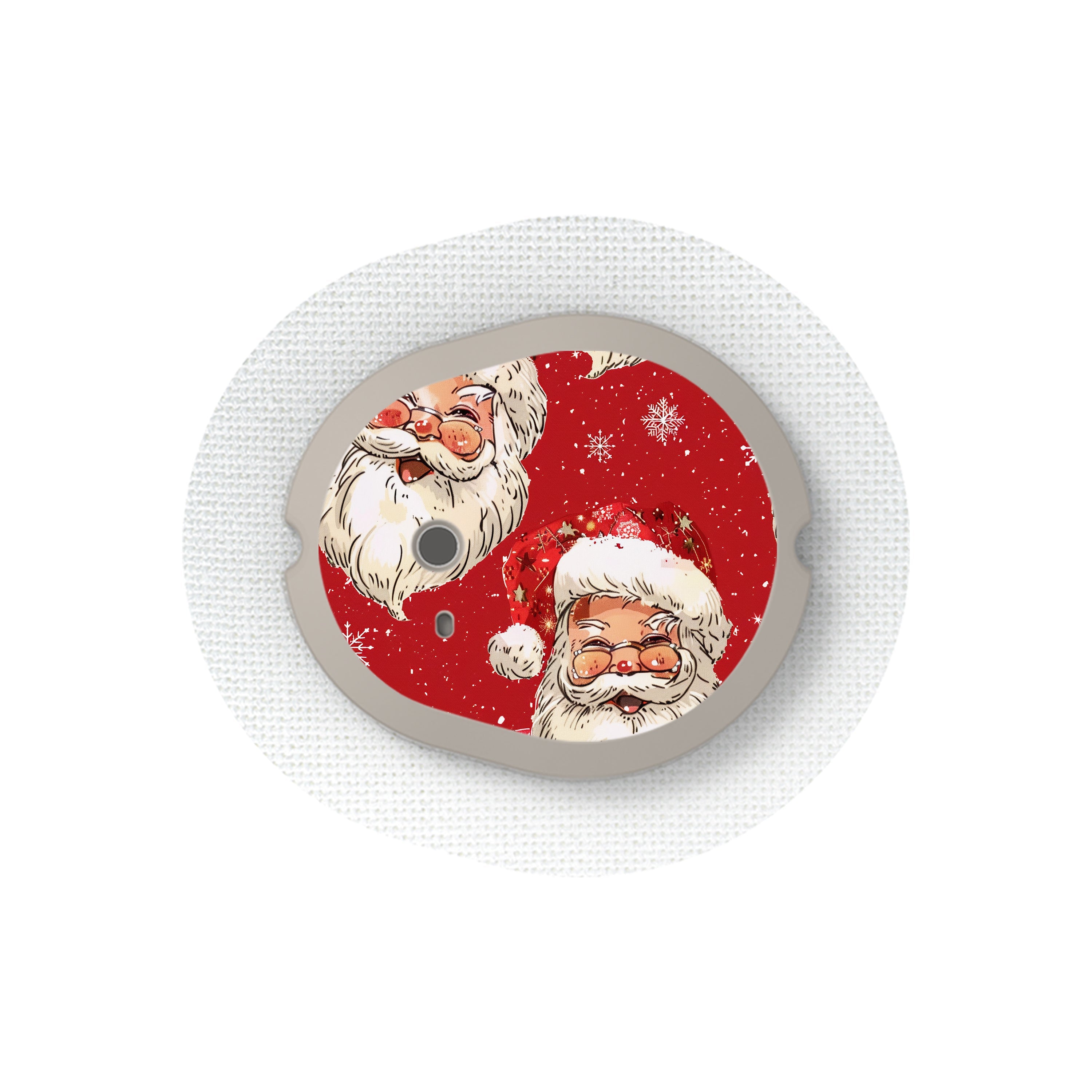 Jolly Old Saint Nick Dexcom G7 and Stelo Transmitter Sticker - Pump Peelz Jolly Old Saint Nick Dexcom G7 and Stelo Transmitter Sticker - Pump Peelz