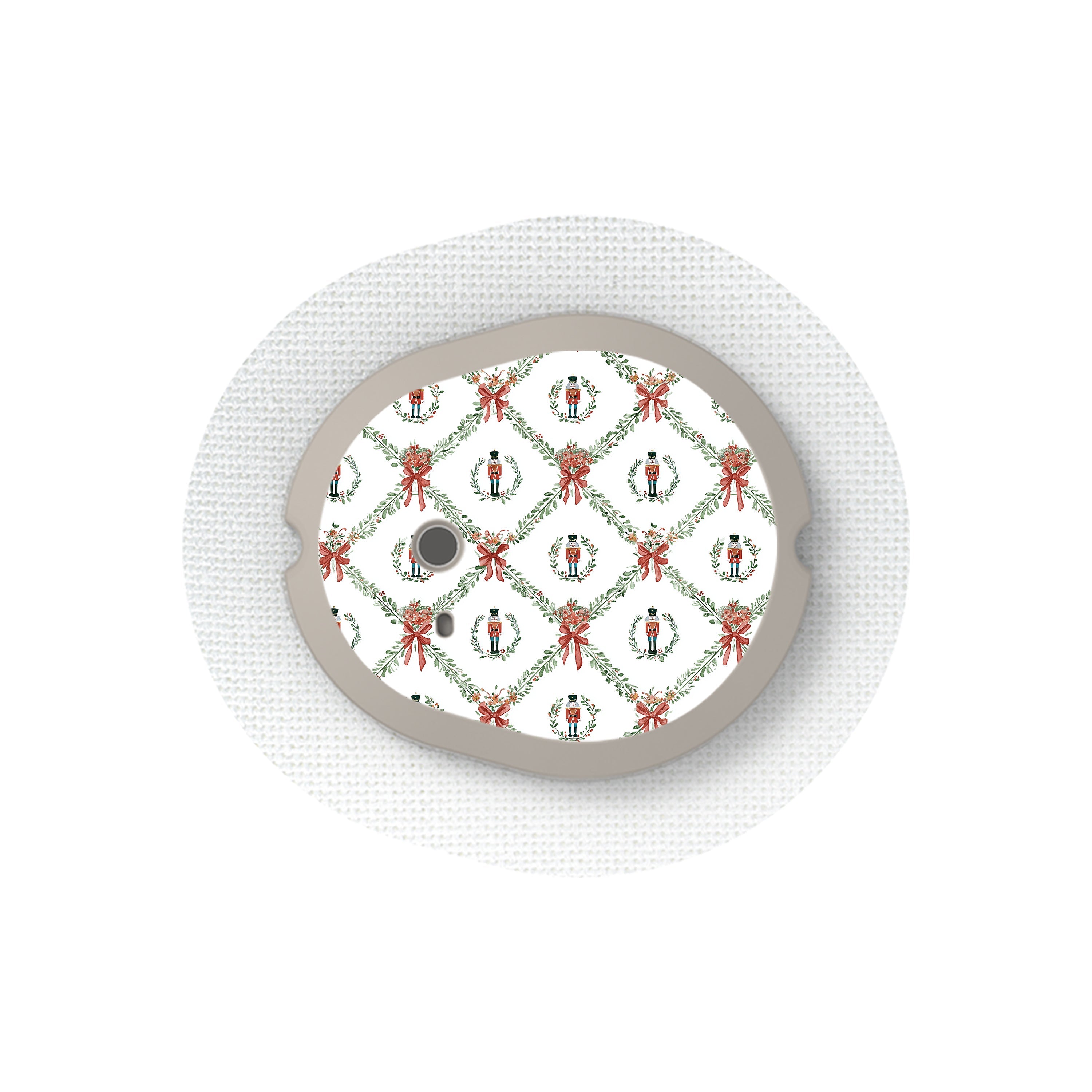 Nutcracker Noel Dexcom G7 and Stelo Transmitter Sticker - Pump Peelz Nutcracker Noel Dexcom G7 and Stelo Transmitter Sticker - Pump Peelz