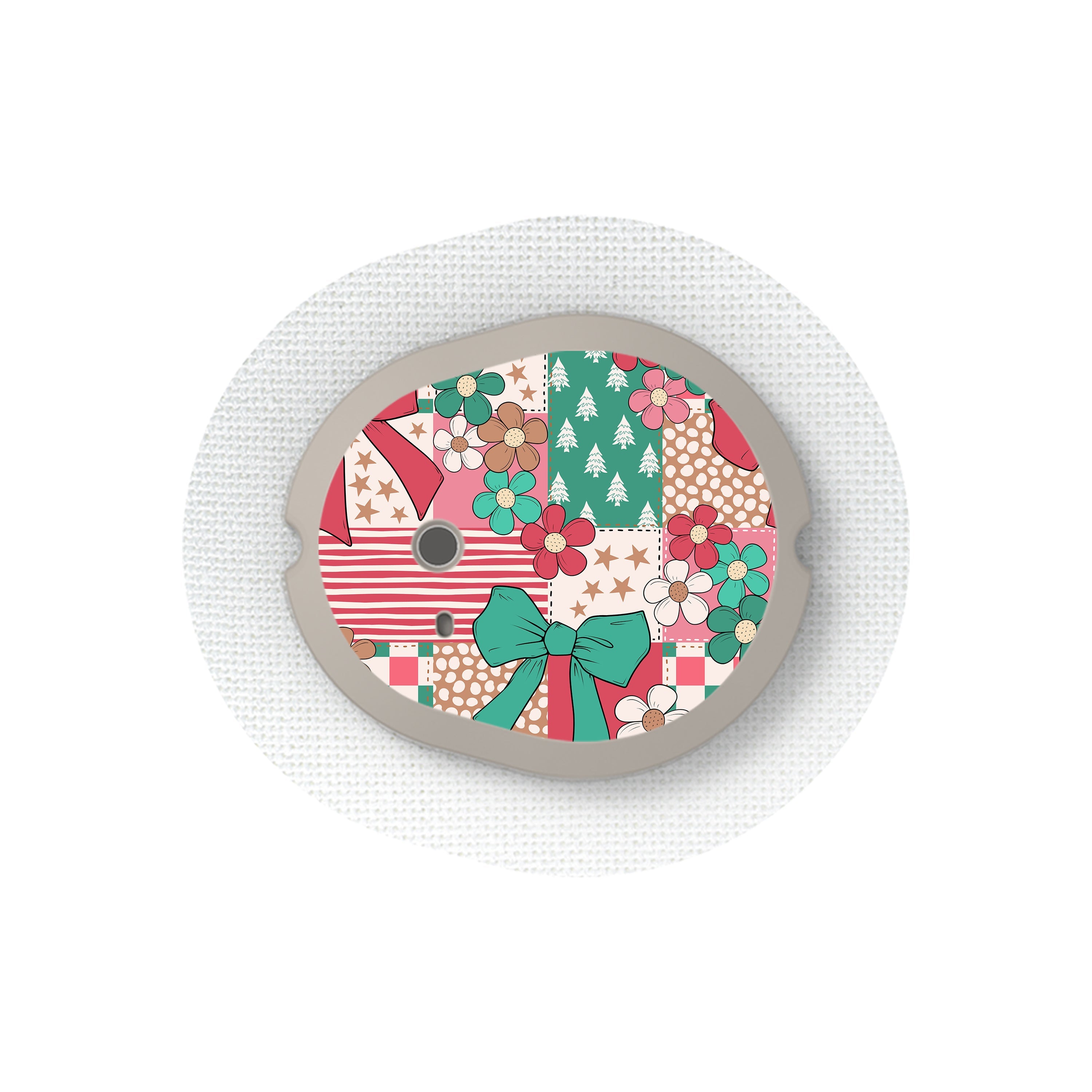 Merry Coquette Dexcom G7 and Stelo Transmitter Sticker - Pump Peelz Merry Coquette Dexcom G7 and Stelo Transmitter Sticker - Pump Peelz