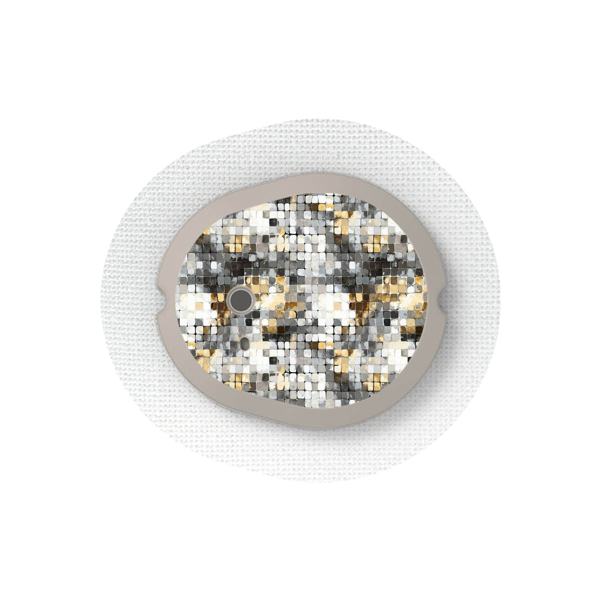Champagne Glow Sticker Designed for the DEXCOM G7 and Stelo Transmitter