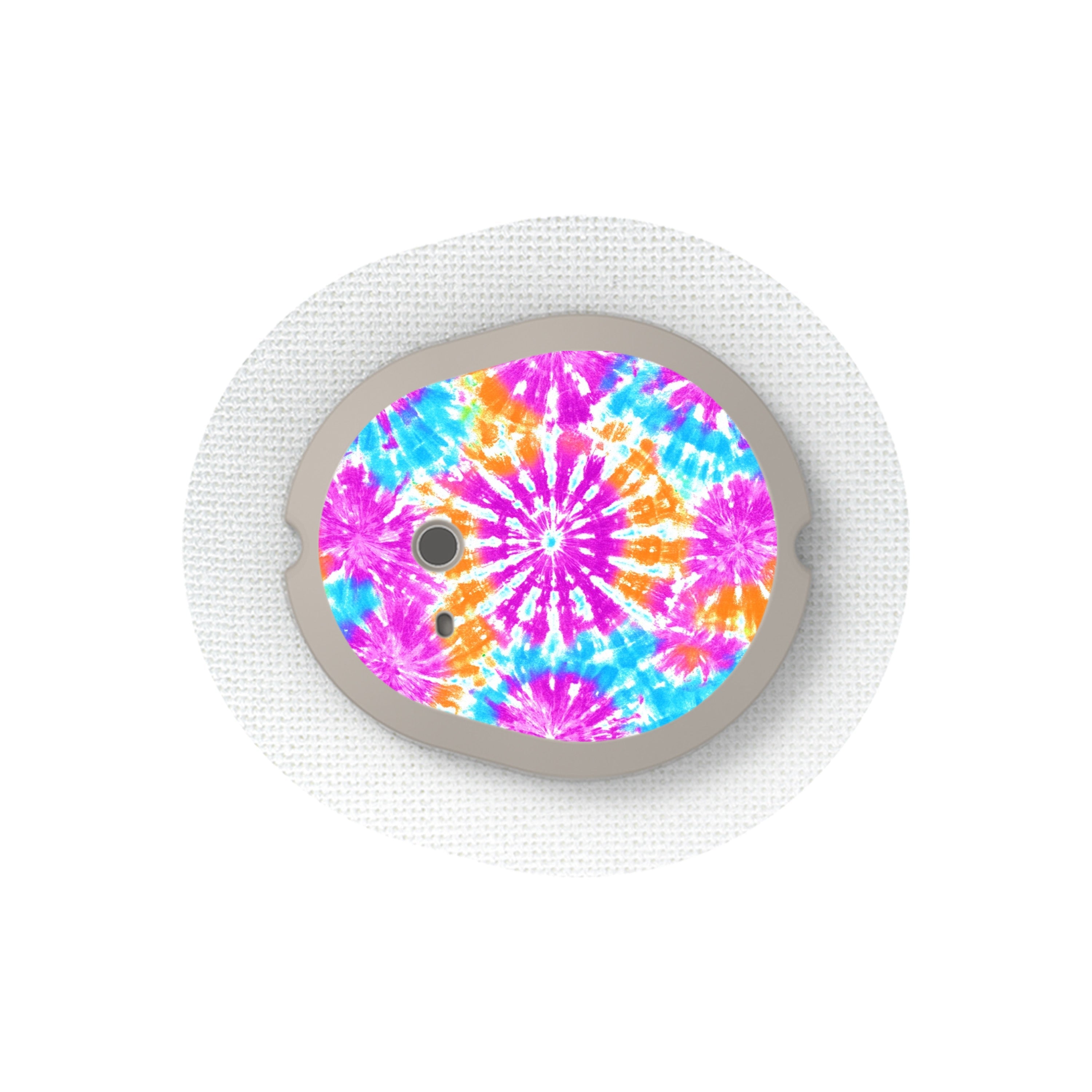 Neon Tie Dye Sticker Designed for the DEXCOM G7 and Stelo Transmitter Neon Tie Dye Sticker Designed for the DEXCOM G7 and Stelo Transmitter
