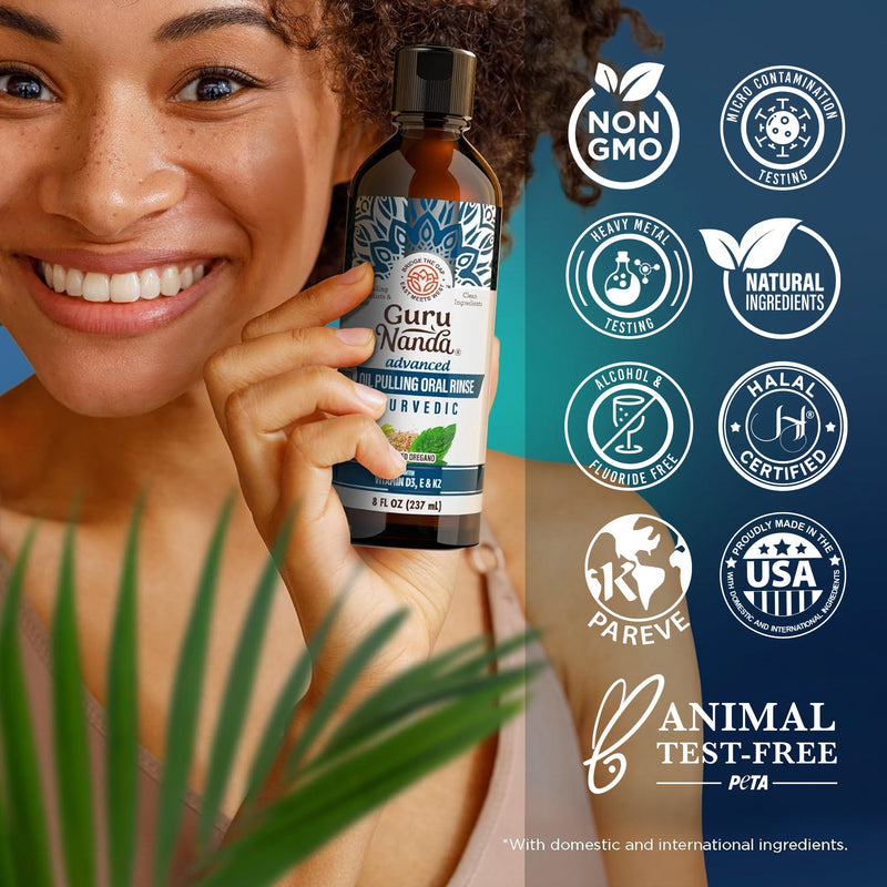 Advanced Oil Pulling with Sesame & Oregano – 8 fl. oz. Advanced Oil Pulling with Sesame & Oregano – 8 fl. oz.