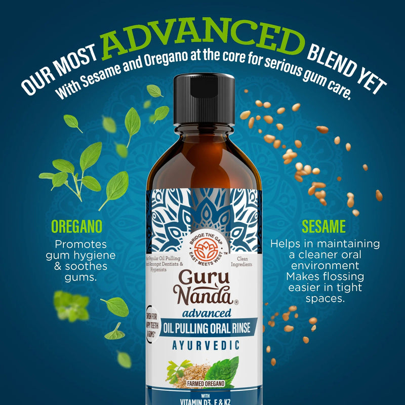 Advanced Oil Pulling with Sesame & Oregano – 8 fl. oz. Advanced Oil Pulling with Sesame & Oregano – 8 fl. oz.