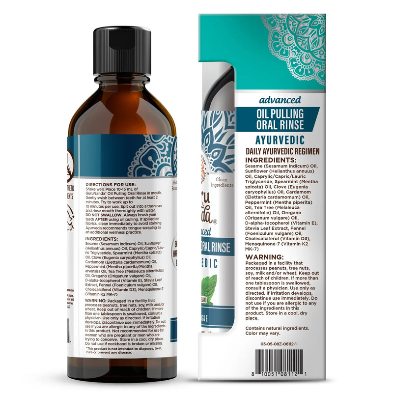 Advanced Oil Pulling with Sesame & Oregano – 8 fl. oz. Advanced Oil Pulling with Sesame & Oregano – 8 fl. oz.