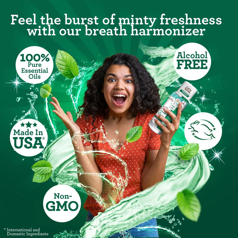 Dual Barrel Breath Harmonizer Mouthwash, Wild Mint Dual Barrel Breath Harmonizer Mouthwash, Wild Mint