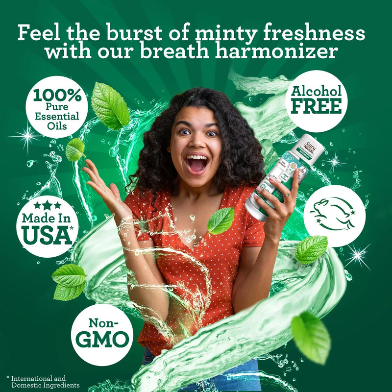Dual Barrel Breath Harmonizer Mouthwash, Wild Mint Dual Barrel Breath Harmonizer Mouthwash, Wild Mint