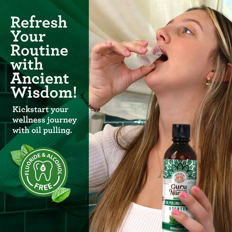 Coconut & Peppermint Oil Pulling, Starter Kit – 8 fl. oz. Coconut & Peppermint Oil Pulling, Starter Kit – 8 fl. oz.