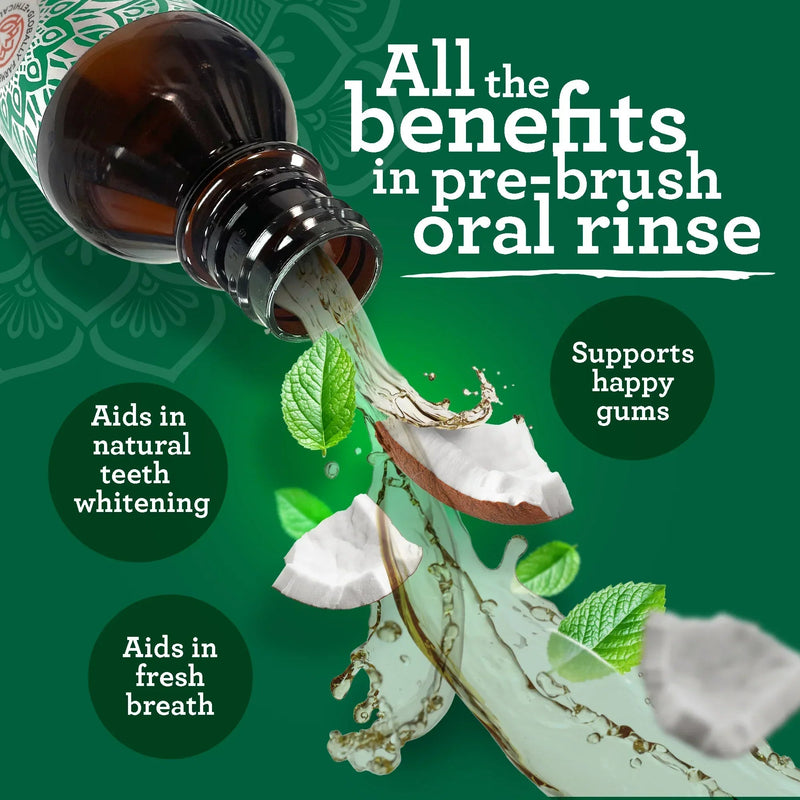 Coconut & Peppermint Oil Pulling, Starter Kit – 8 fl. oz. Coconut & Peppermint Oil Pulling, Starter Kit – 8 fl. oz.