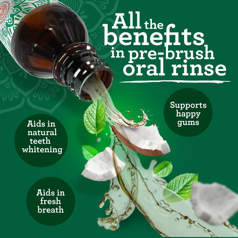 Coconut & Peppermint Oil Pulling, Starter Kit – 8 fl. oz. Coconut & Peppermint Oil Pulling, Starter Kit – 8 fl. oz.
