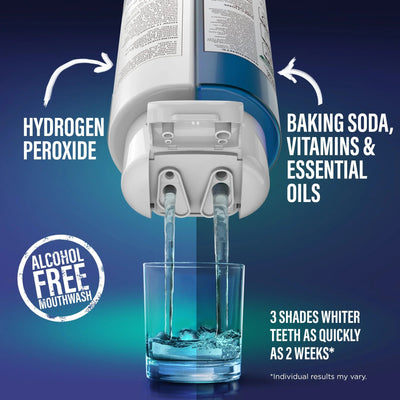 Dual Barrel Oxyburst Whitening Mouthwash, Wild Mint Dual Barrel Oxyburst Whitening Mouthwash, Wild Mint