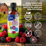 Kids Oil Pulling with Bubble Berry & CoQ10 – 8 fl oz Kids Oil Pulling with Bubble Berry & CoQ10 – 8 fl oz
