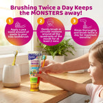 Kids Toothpaste with Xylitol & Hydroxyapatite, Strawberry Mango – 4.2 oz – 3 Pack Kids Toothpaste with Xylitol & Hydroxyapatite, Strawberry Mango – 4.2 oz – 3 Pack
