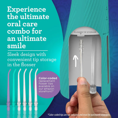 Lion & Lamb 2.0 Portable Sonic Toothbrush & Water Flosser Lion & Lamb 2.0 Portable Sonic Toothbrush & Water Flosser