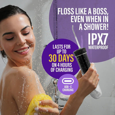 Compact Dental Water Flosser (180 ml) Compact Dental Water Flosser (180 ml)