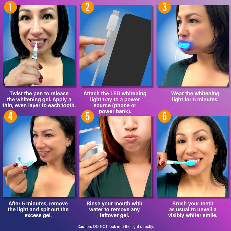 Wired LED Teeth Whitening Kit Wired LED Teeth Whitening Kit