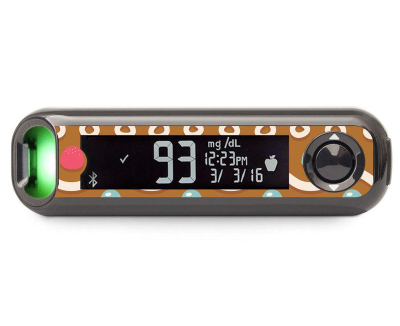 Gingerbread Sticker for Bayer Contour© Next One Glucometer Gingerbread Sticker for Bayer Contour© Next One Glucometer