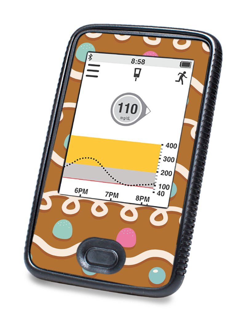 Gingerbread Sticker for DEXCOM G6 Touchscreen Receiver Gingerbread Sticker for DEXCOM G6 Touchscreen Receiver