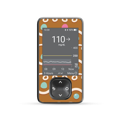 Gingerbread Sticker for DEXCOM G7 and G6 Touchscreen Receiver Gingerbread Sticker for DEXCOM G7 and G6 Touchscreen Receiver